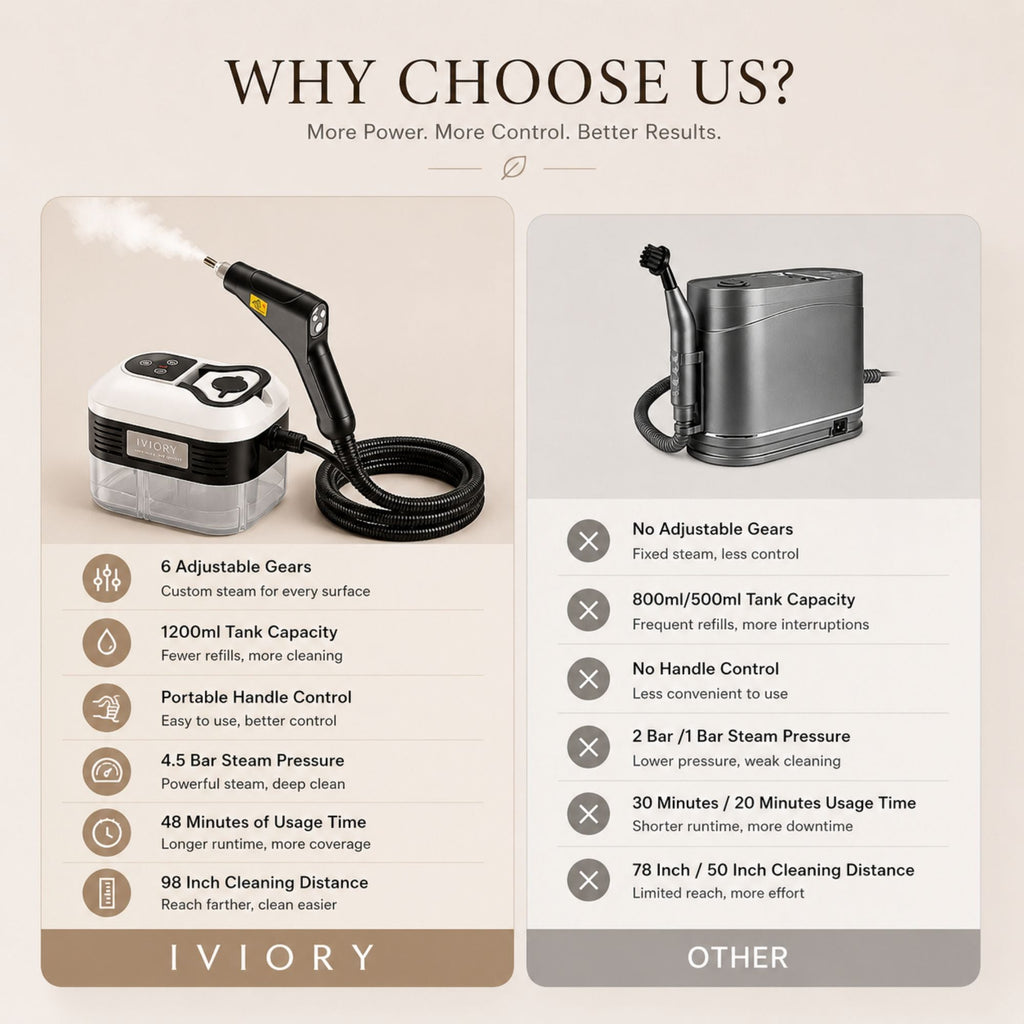 Iviory PureSteam Cleaner