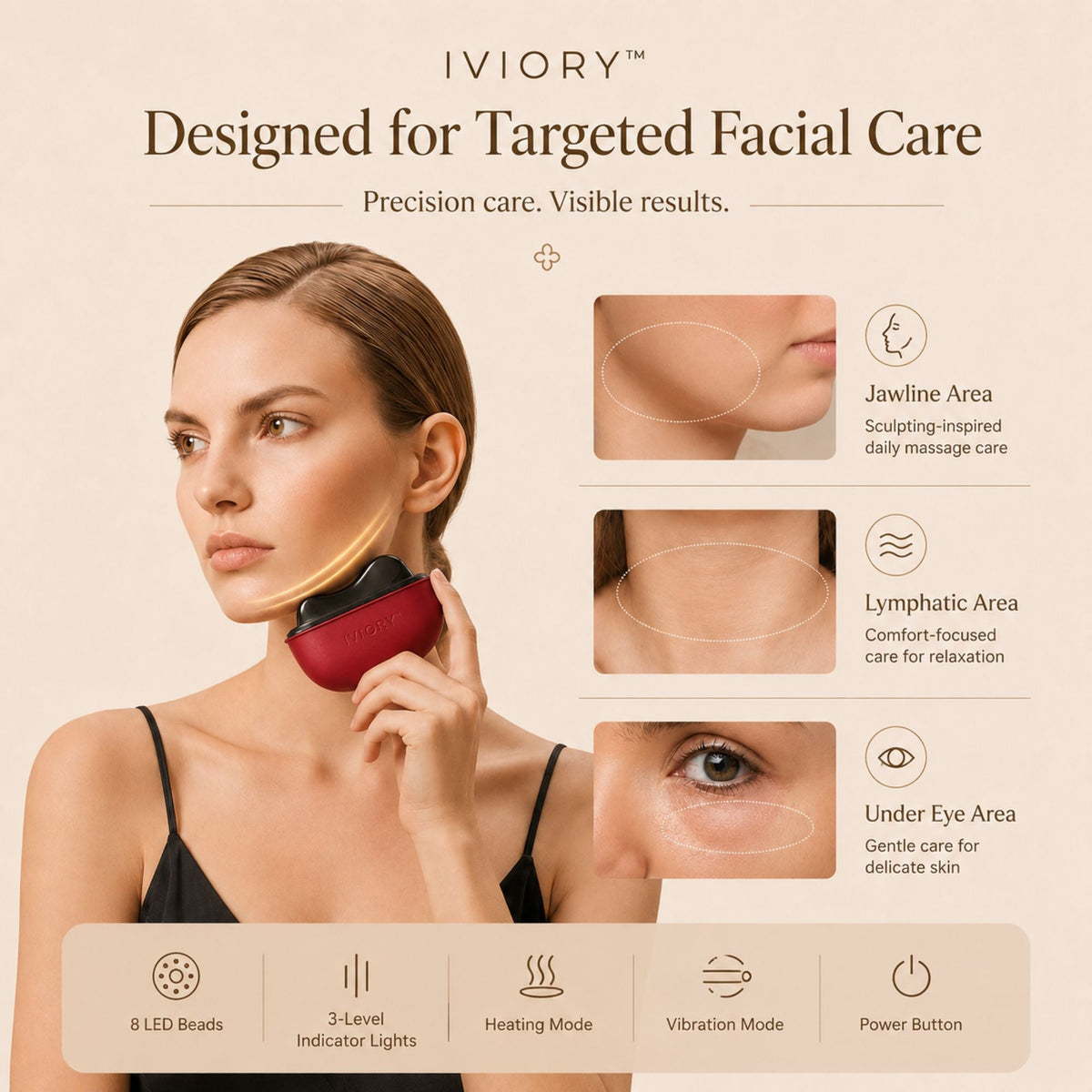 Iviory™ GlowSculpt Facial Wand