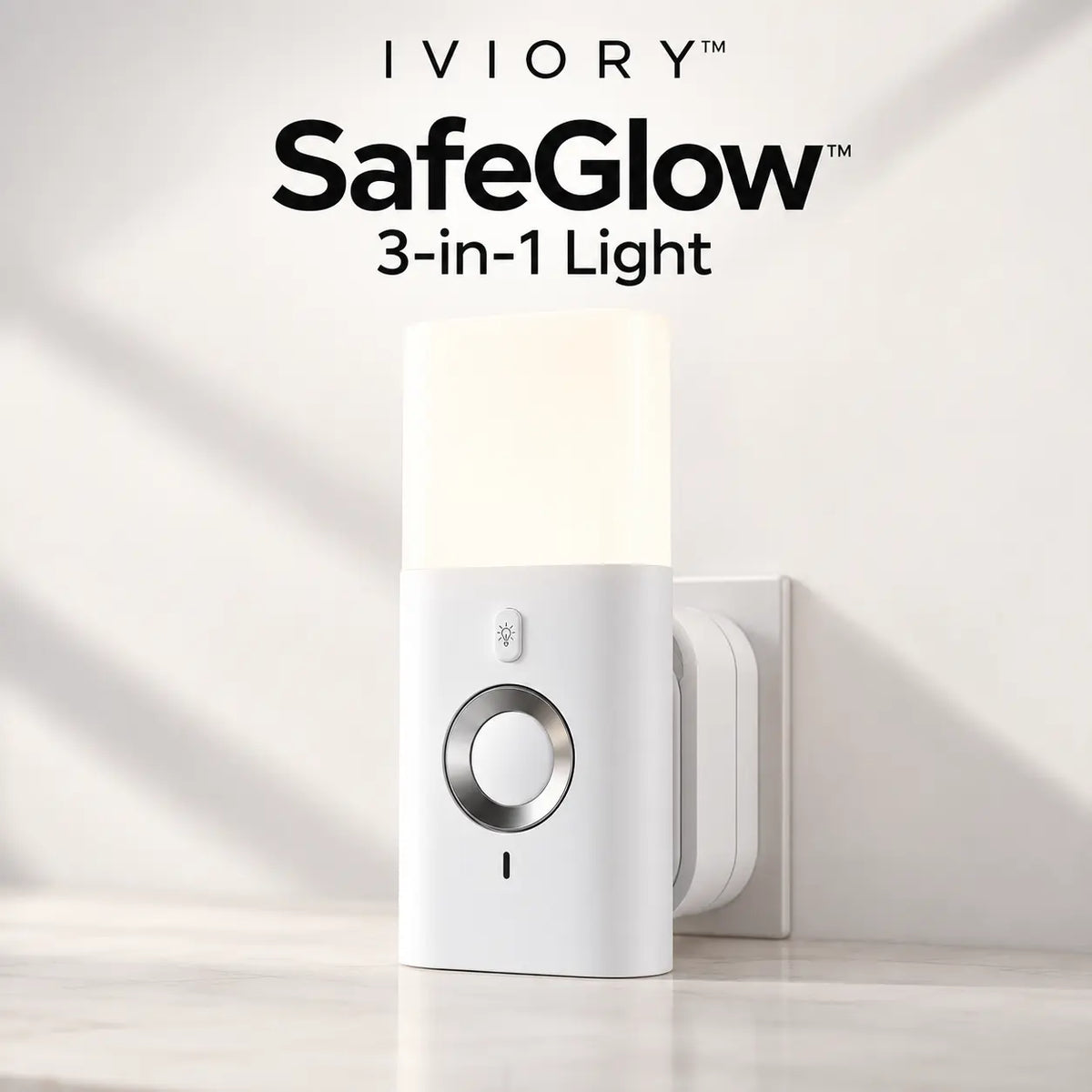 Iviory™ SafeGlow — 3-in-1 Emergency Light
