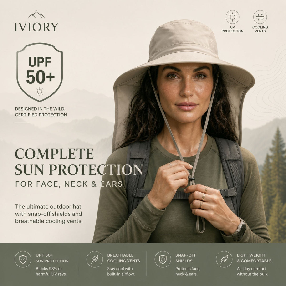 Iviory™ Ultimate 360° Safari Sun Hat
