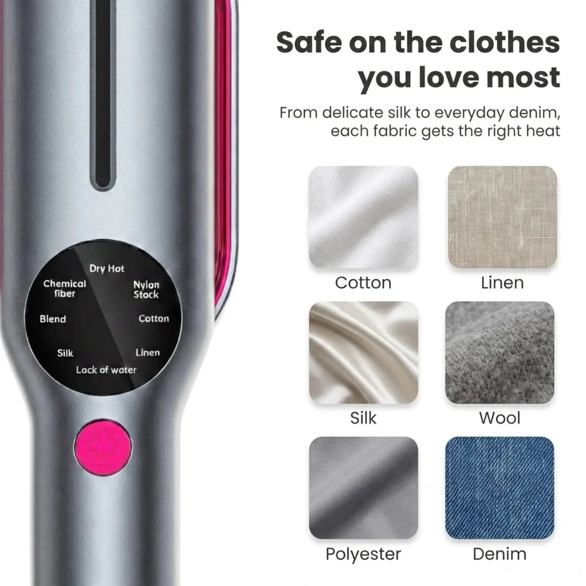 Iviory SteamPress 2-in-1 Handheld Garment Steamer and Steam Iron | Compact Travel Clothes Steamer