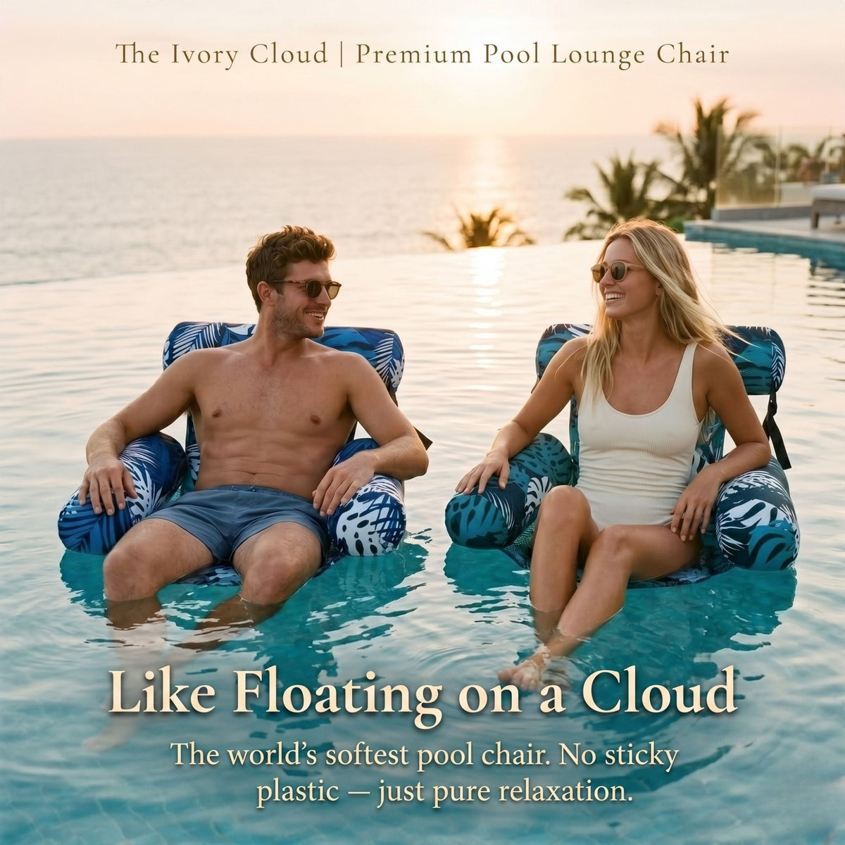 The Iviory Cloud | Premium Pool Lounge Chair