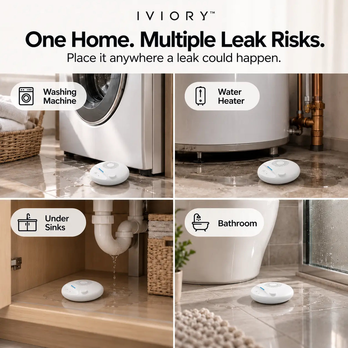 Iviory™ Water Leak Alarm