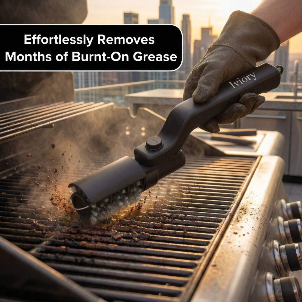 Iviory Motorized Grill Brush
