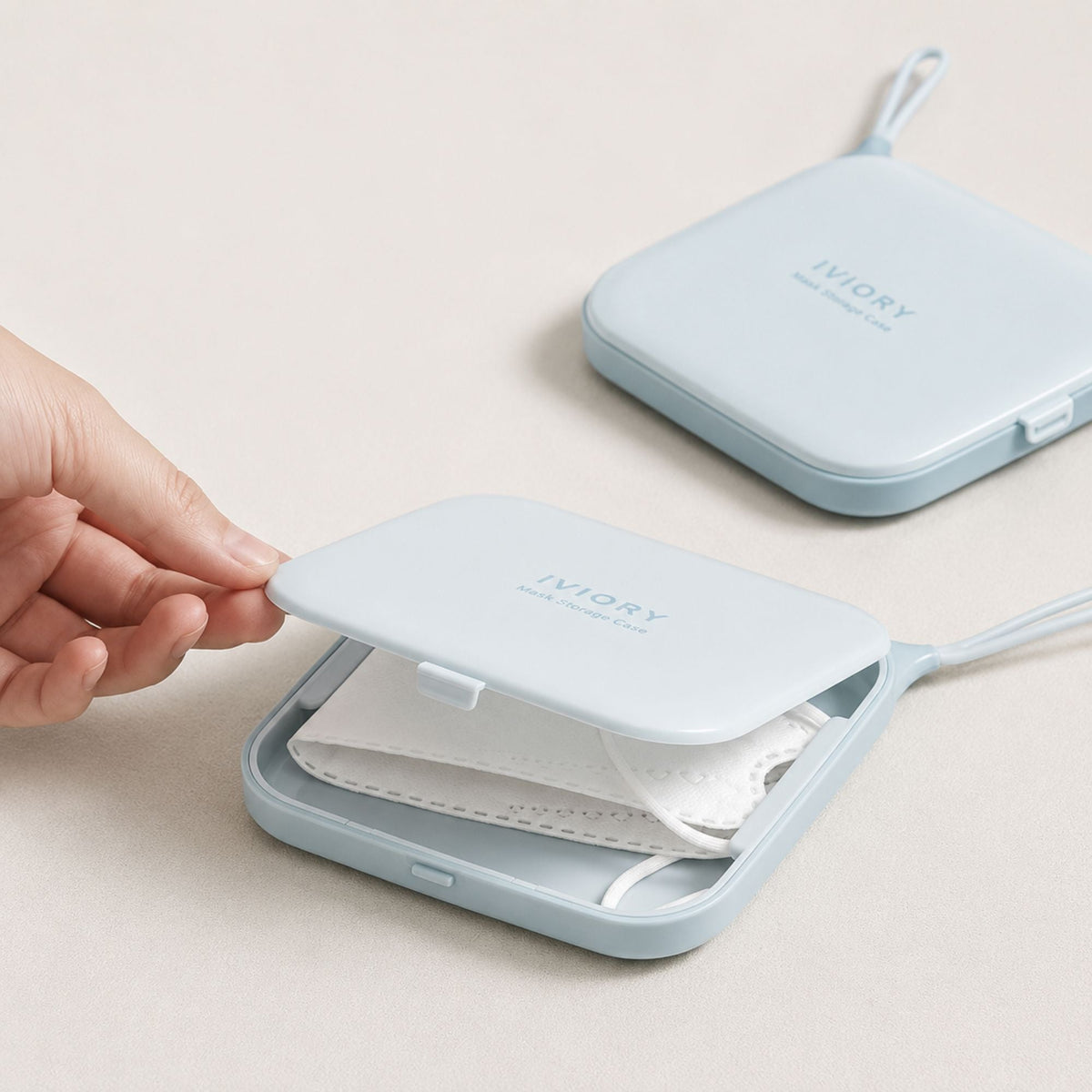 Iviory Mask Storage Case