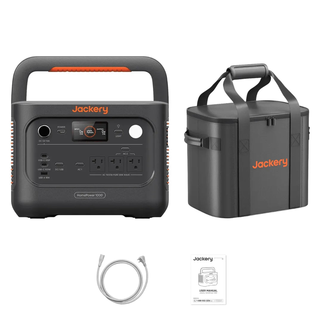 Jackery HomePower 1000 v2 Portable Power Station (Black)