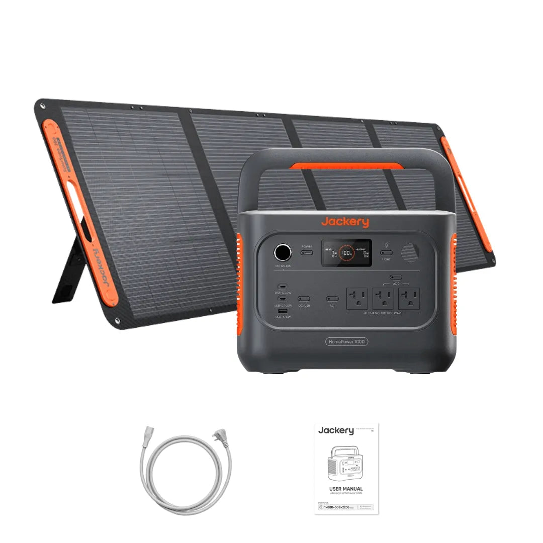 Jackery HomePower 1000 v2 Portable Power Station (Black)