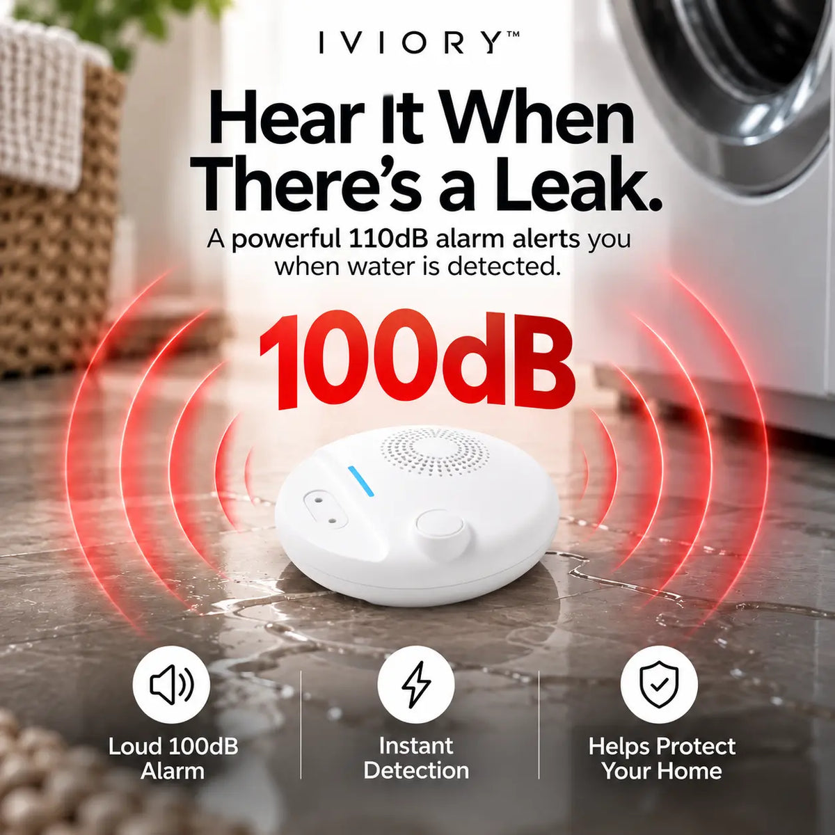 Iviory™ Water Leak Alarm