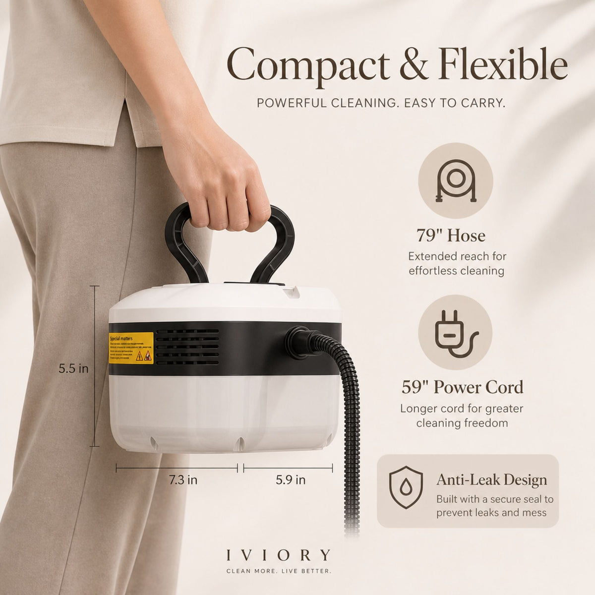 Iviory PureSteam Cleaner