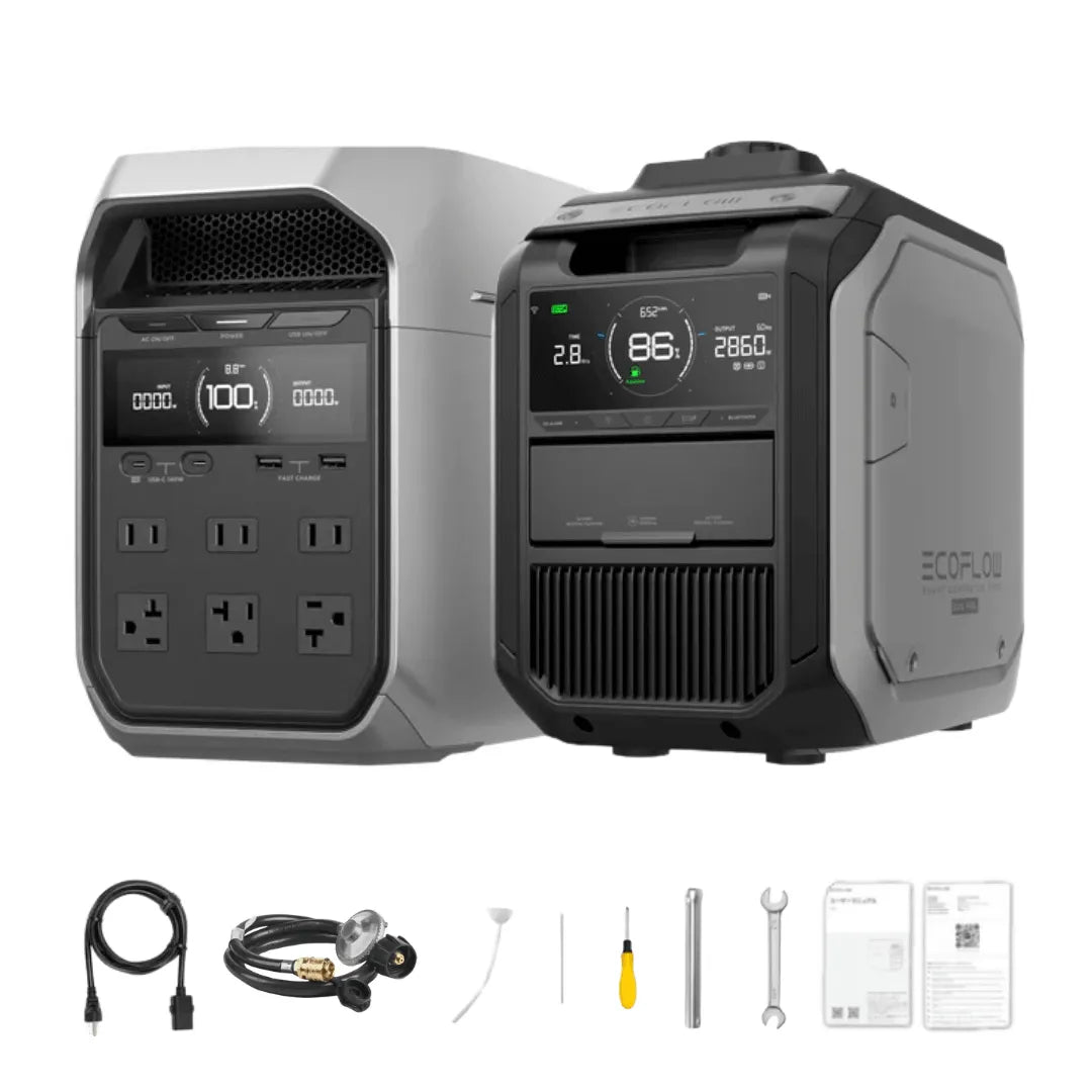 EcoFlow DELTA 3 Plus 1024Wh 1800W Solar Generator & Kits