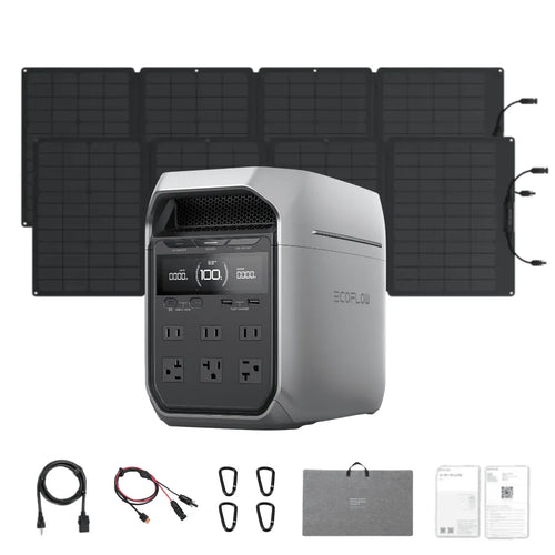 EcoFlow DELTA 3 Plus 1024Wh 1800W Solar Generator & Kits