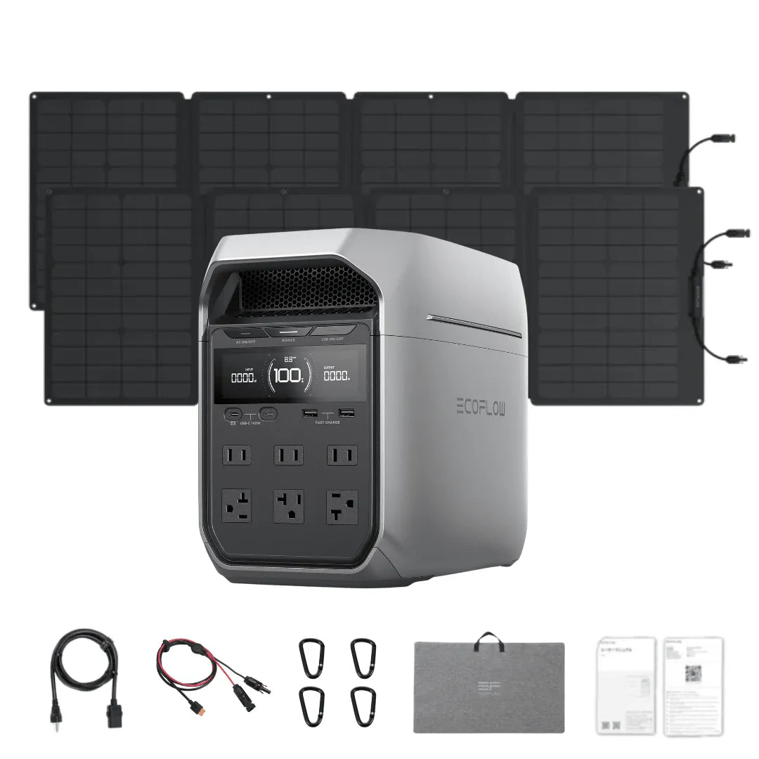 EcoFlow DELTA 3 Plus 1024Wh 1800W Solar Generator & Kits