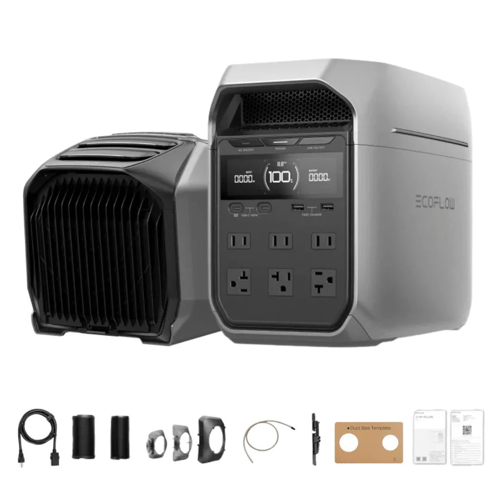 EcoFlow DELTA 3 Plus 1024Wh 1800W Solar Generator & Kits
