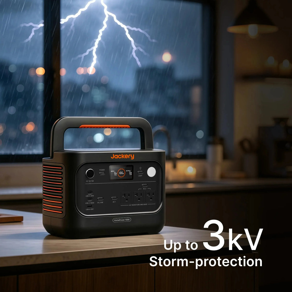 Jackery HomePower 1000 v2 Portable Power Station (Black)