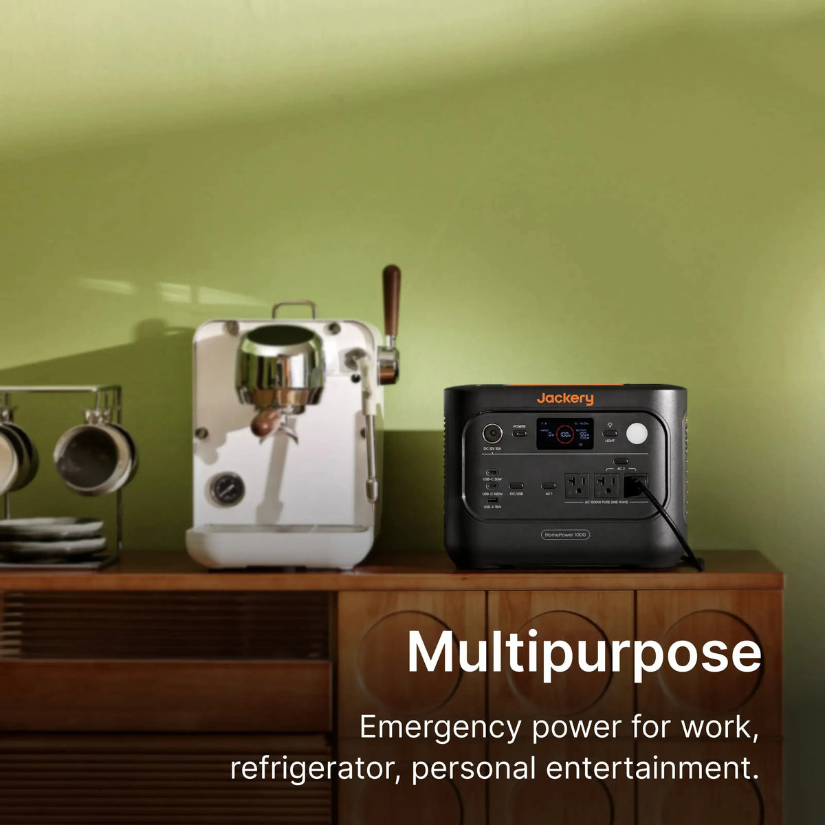 Jackery HomePower 1000 v2 Portable Power Station (Black)